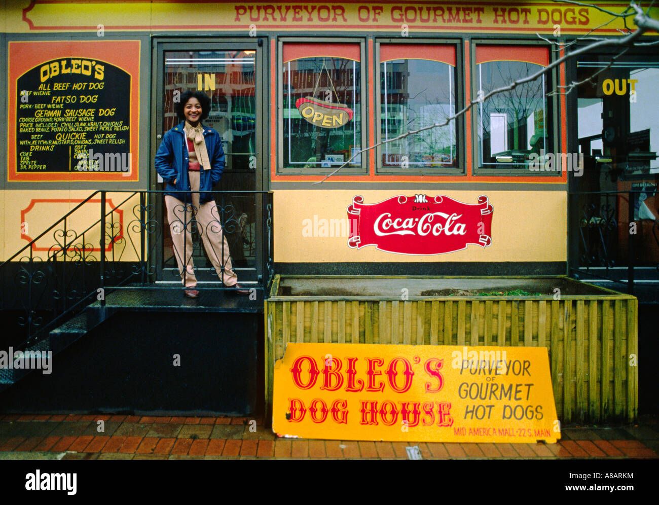 OBLEOS DOG HOUSE HOT DOG STAND MEMPHIS TENNESSEE Stock Photo Alamy