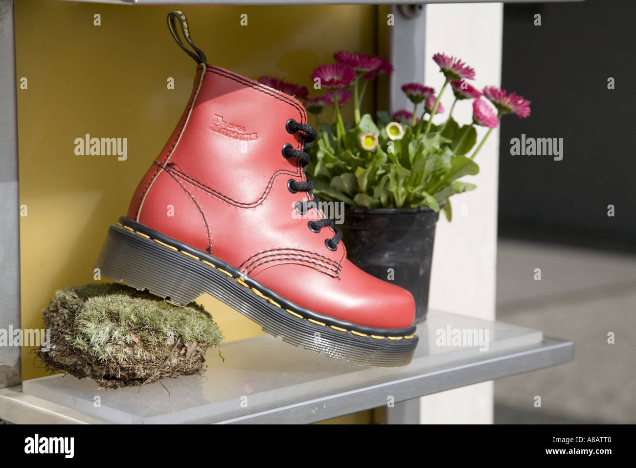 Dr Martens on display, Berlin, Germany Stock Photo