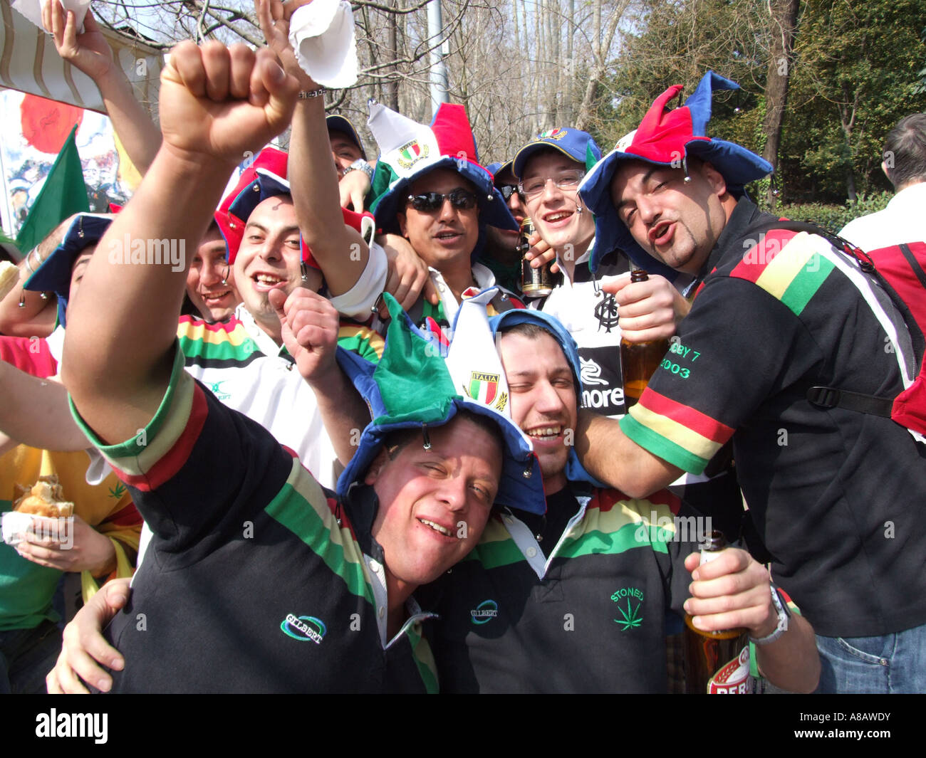 Italian national rugby team hi-res stock photography and images - Alamy