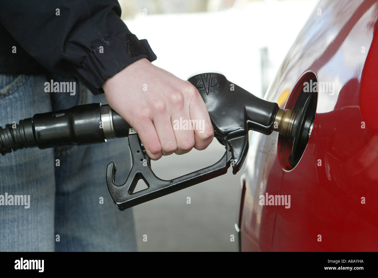 Petrol pump, London, UK Stock Photo Alamy