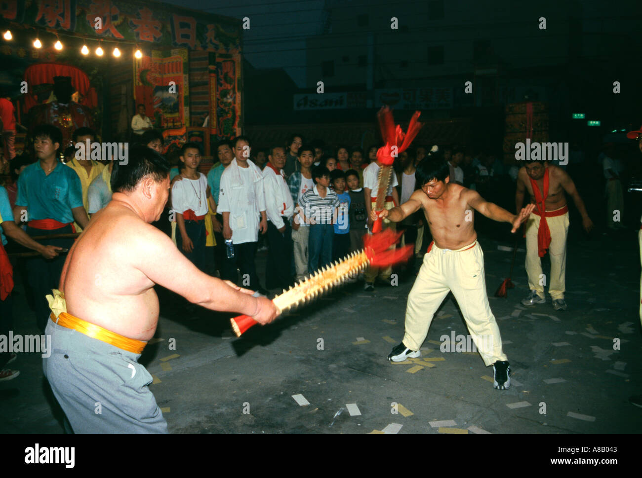 Spirit mediums Matsu festival Hu Wei Yun Lin Taiwan Stock Photo Alamy