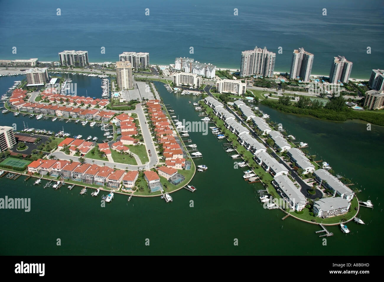 Aerial view sand key clearwater hi-res stock photography and images - Alamy