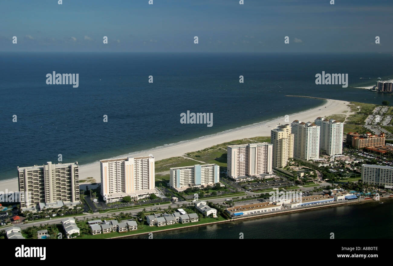 Aerial view of Sand Key, Florida Stock Photo Alamy