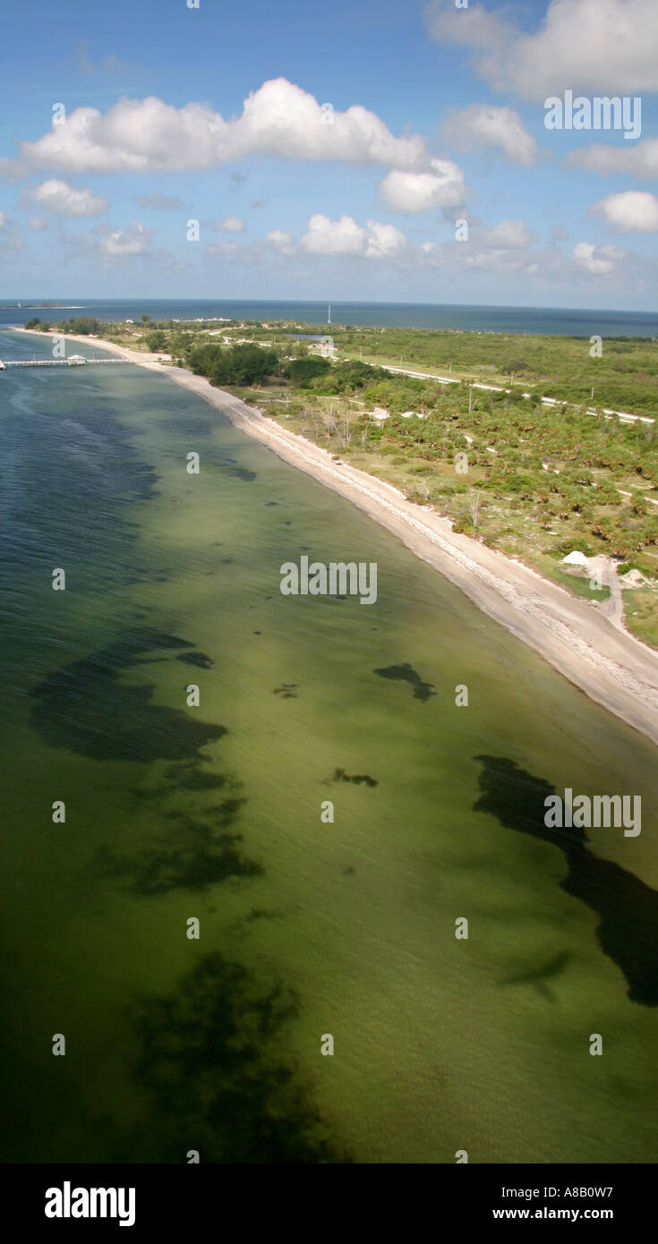 Aerial view of Fort De Soto, St Petersburg, Florida Stock Photo Alamy