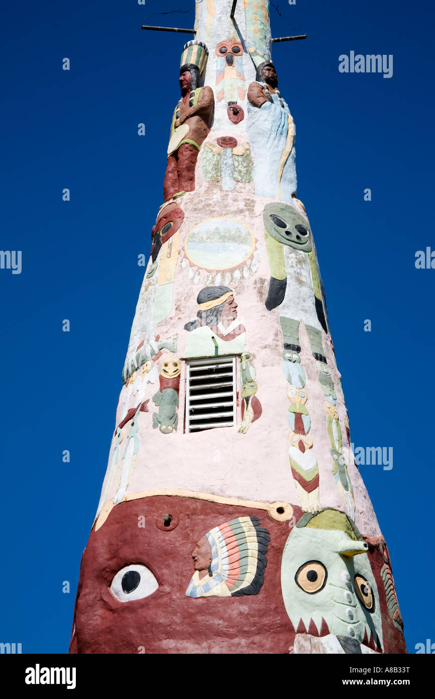 Galloway Totem Pole Park City of Foyil Historic Route 66 Oklahoma USA