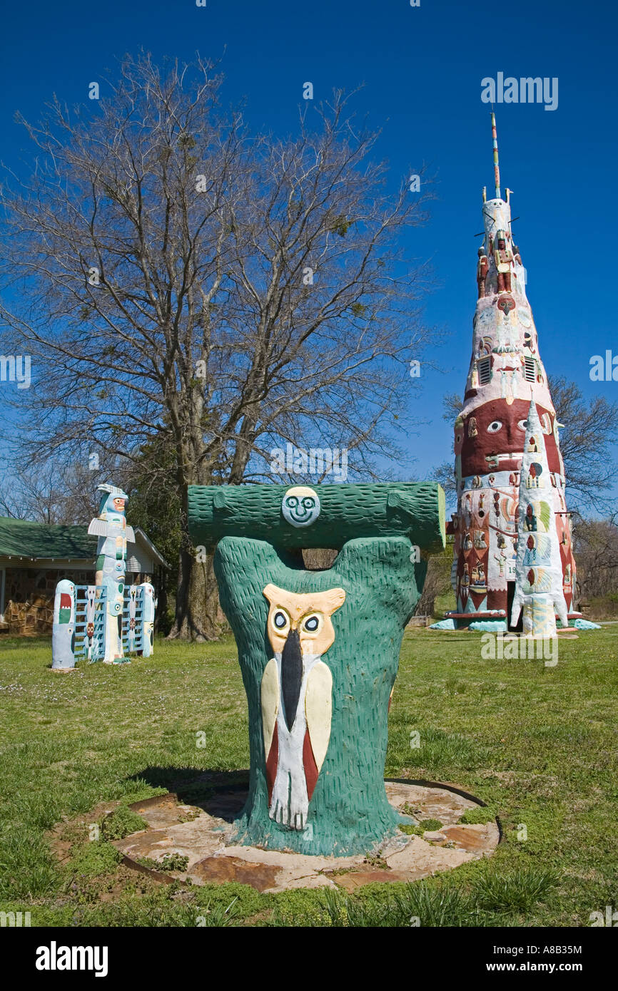 Galloway Totem Pole Park City of Foyil Historic Route 66 Oklahoma USA