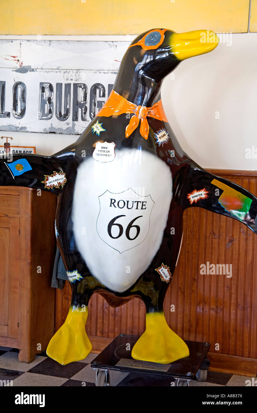 Afton Gas Station Museum Historic Route 66 Oklahoma USA Stock Photo Alamy