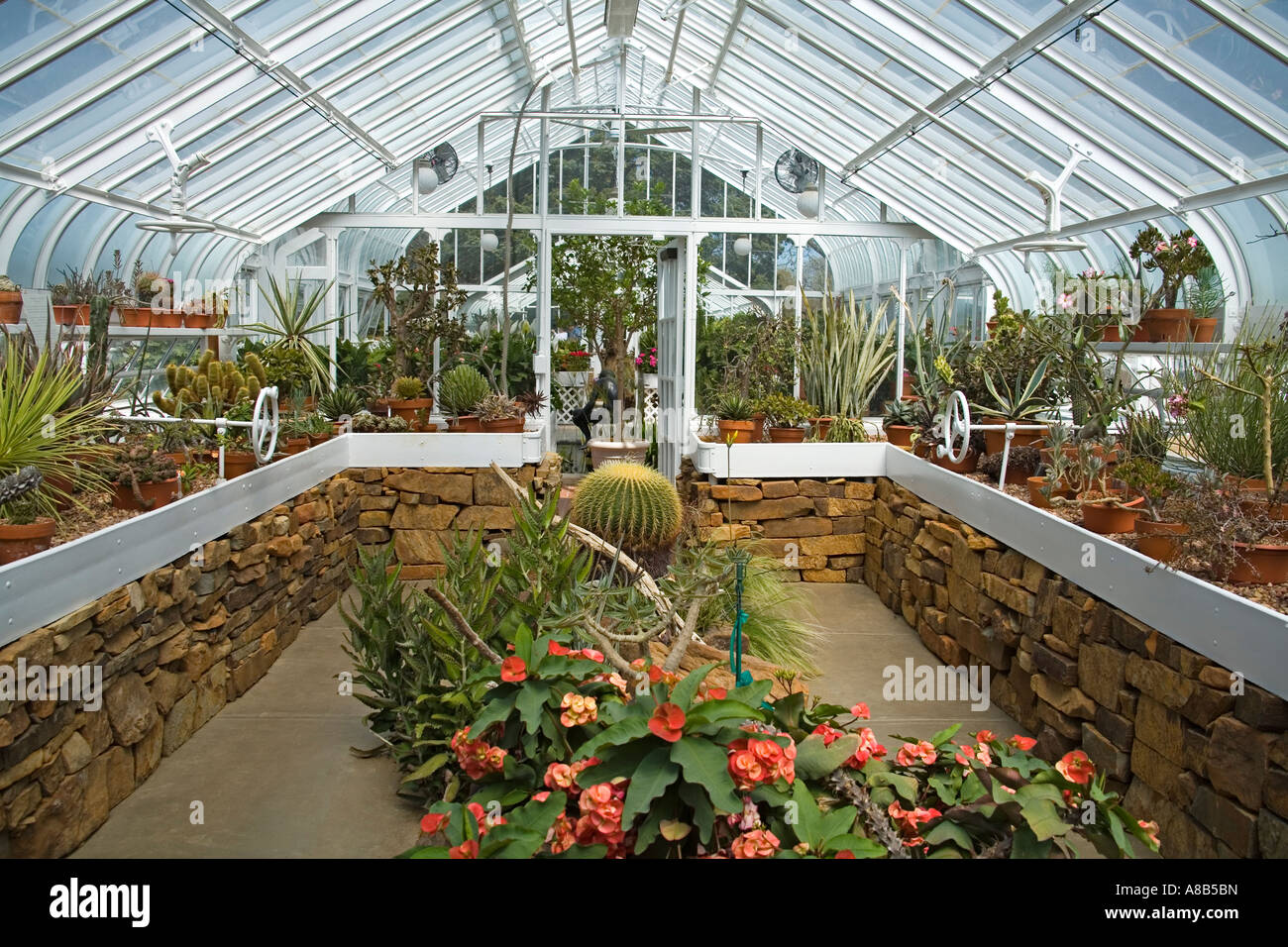Garden Center Park Tulsa Oklahoma USA Stock Photo Alamy