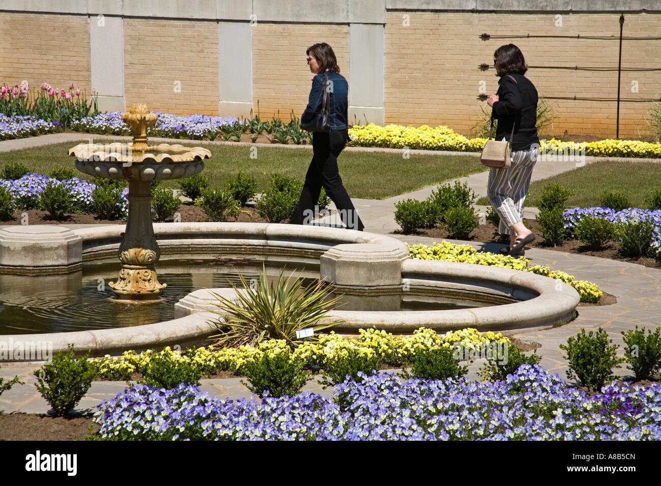 Garden Center Park Tulsa Oklahoma USA Stock Photo Alamy