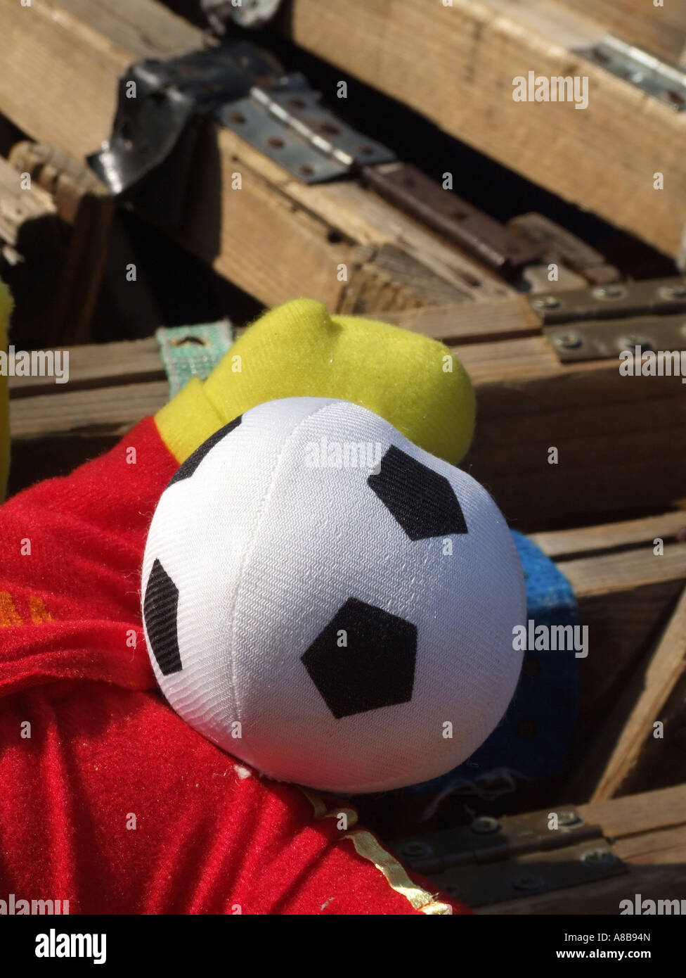 soft toy football Stock Photo Alamy