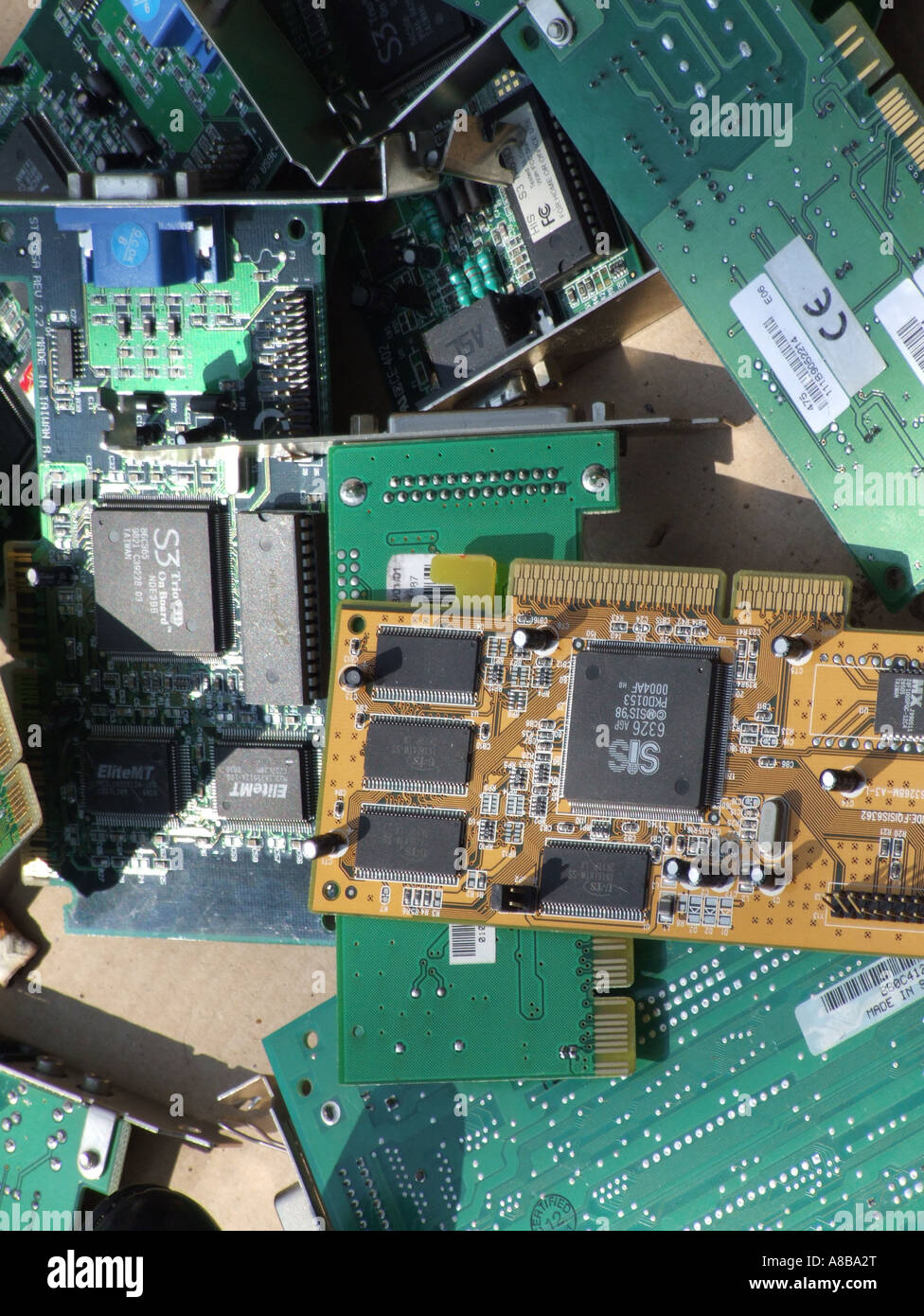 old pc parts Stock Photo Alamy