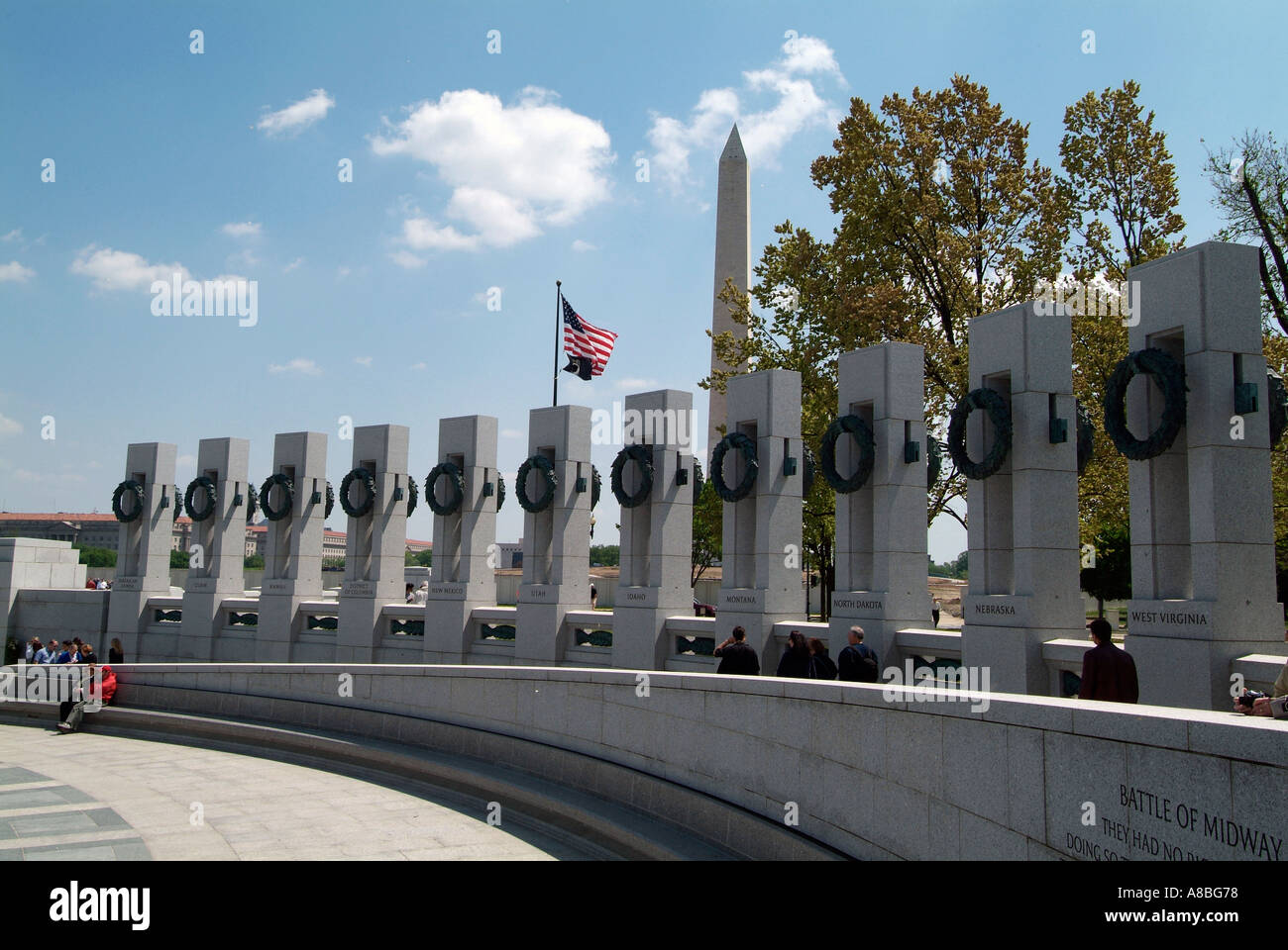 World War II Memorial Stock Photo Alamy