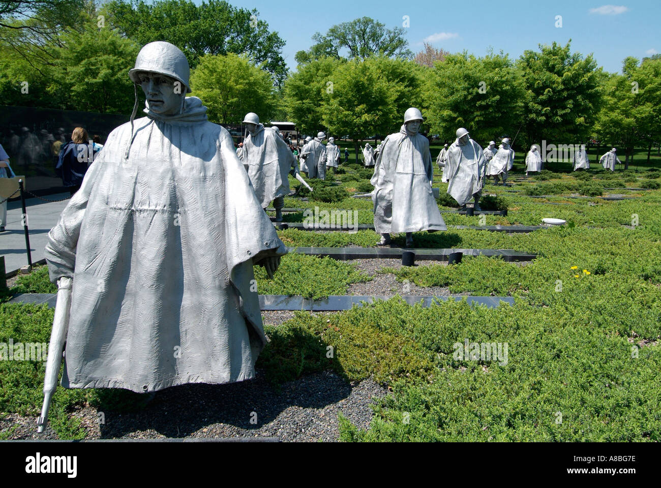 Korean War Memorial Stock Photo Alamy