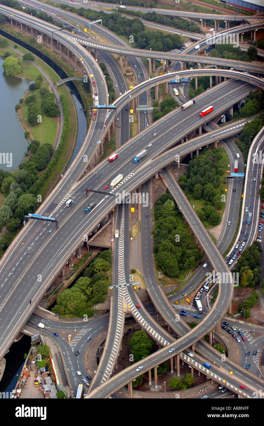 Spaghetti Junction M6 Junction 6 The notoriously confusing road scheme