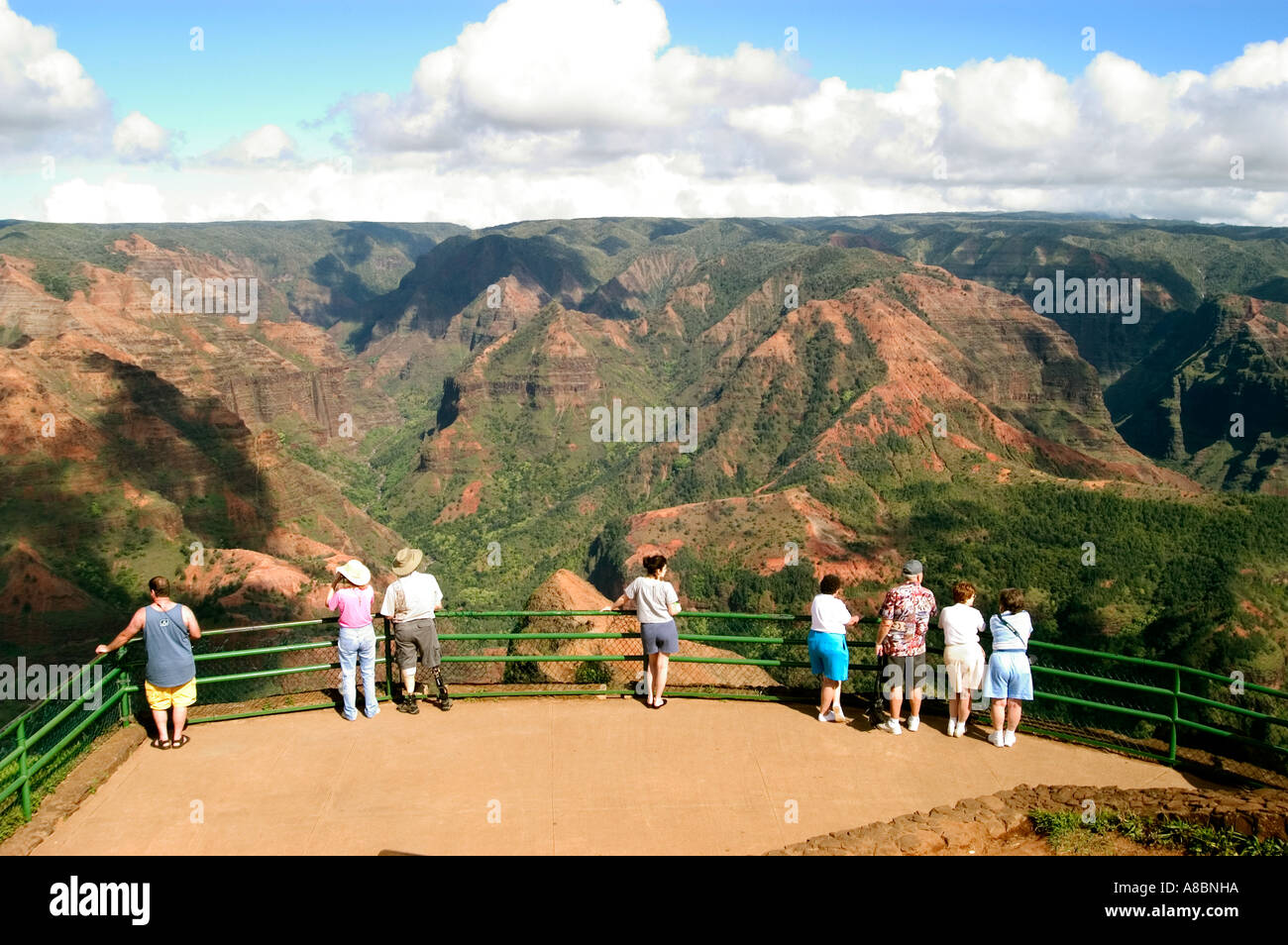 Hawaii Kauai at Waimea Canyon Stock Photo