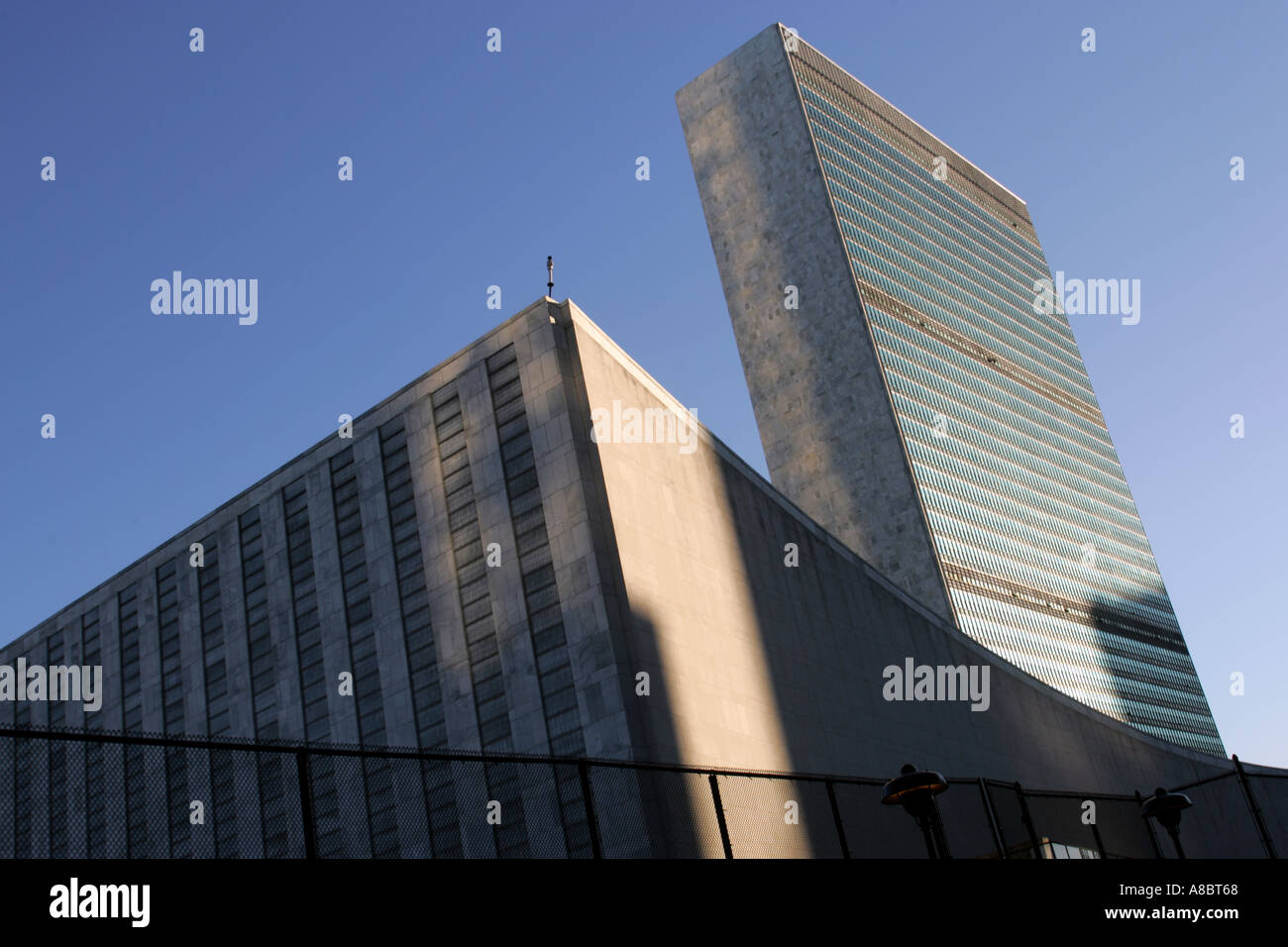 united nations head quarters new yorkd city Stock Photo