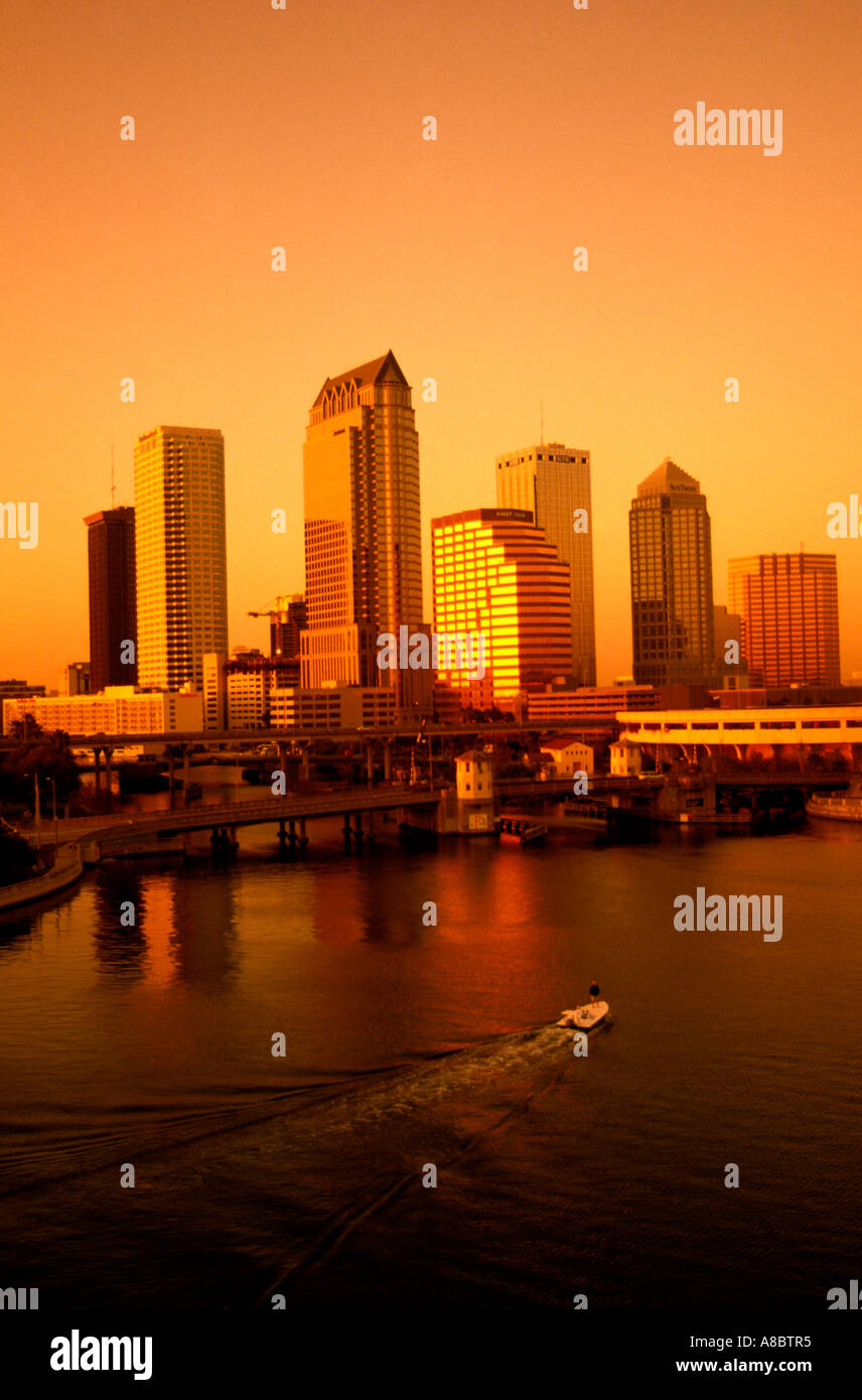 Florida Tampa City skyline Stock Photo Alamy