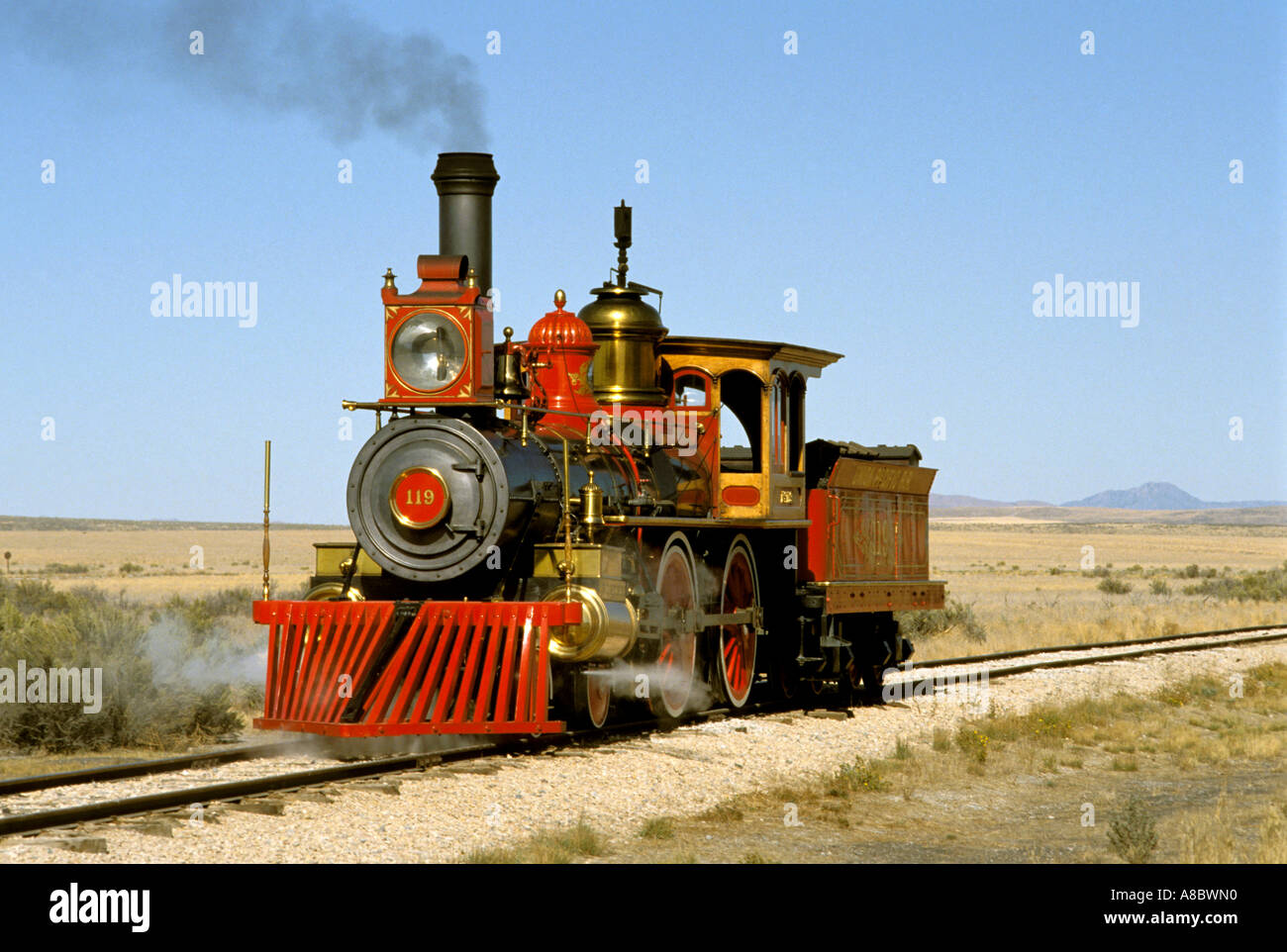 Utah Golden Spike National Historic Site Stock Photo