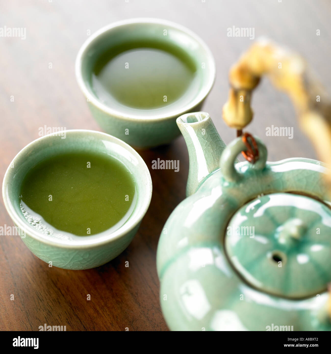tea set and Chinese tea Japanese tea art of tea making Stock Photo Alamy