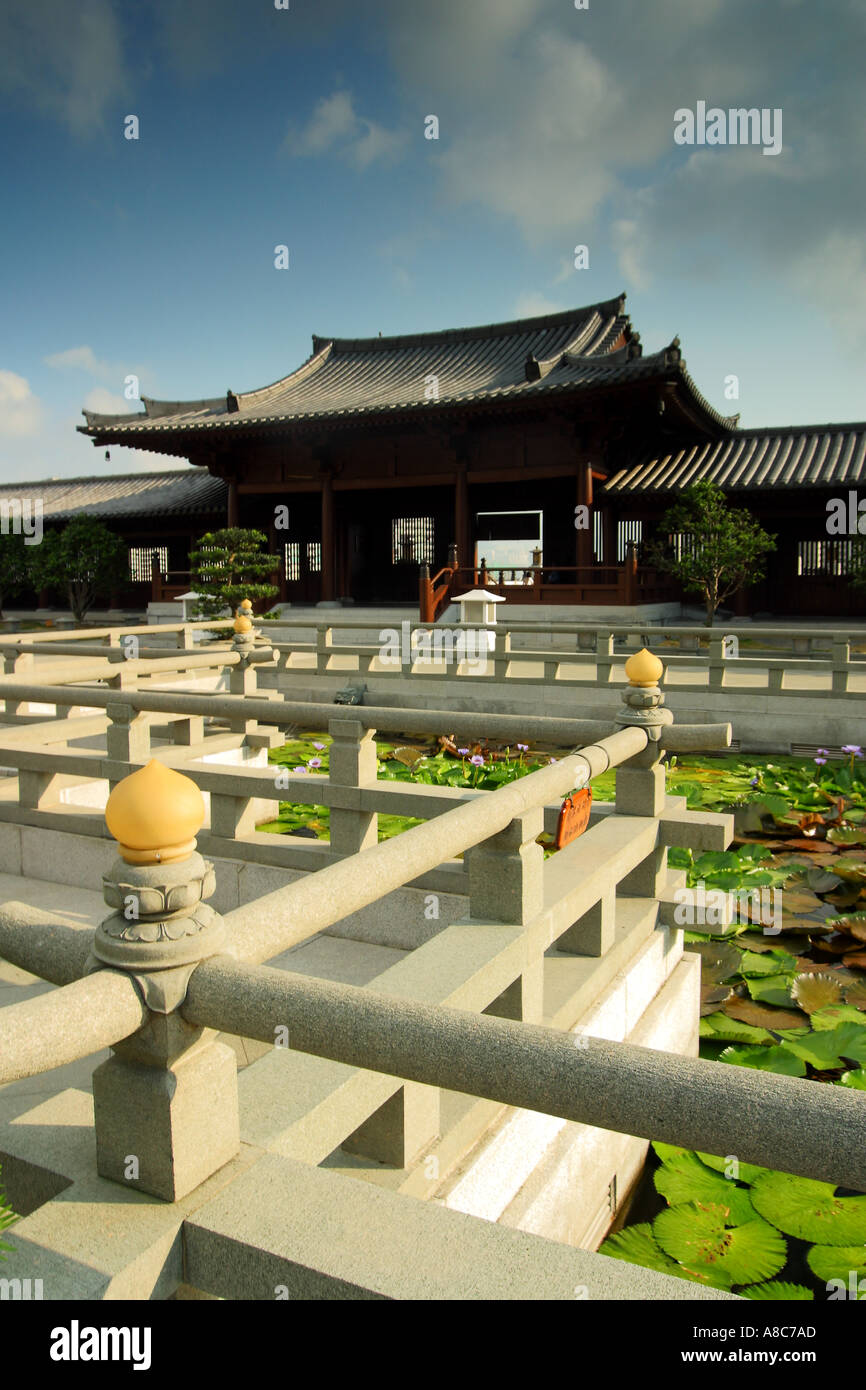 a Baddha in China pillar post column fence railing hurdles buddha ...