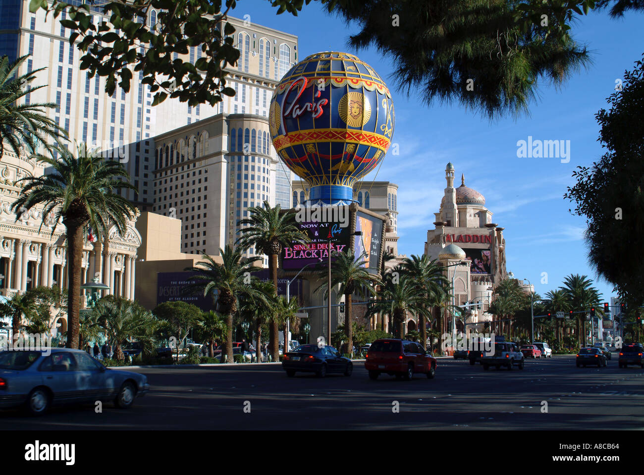 The Paris Hotel Las Vegas Stock Photo