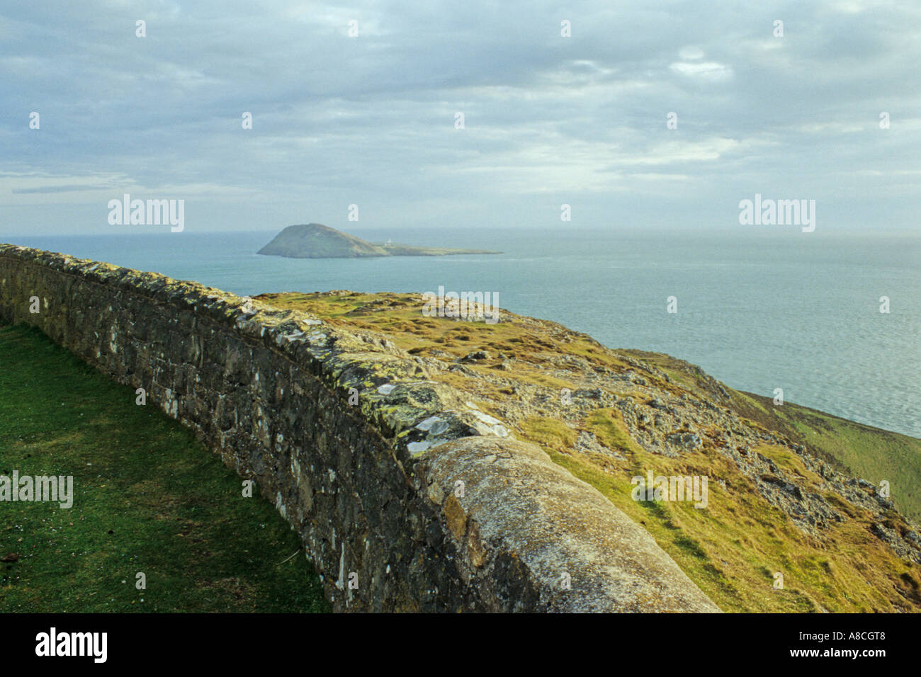 Bardsey Island From Llyn Peninsula Wales Stock Photo - Alamy
