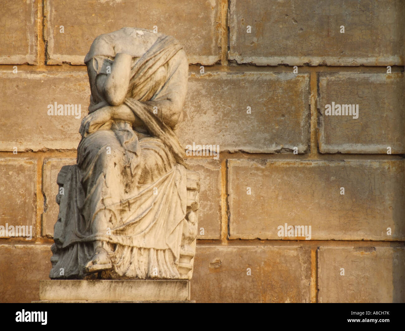 headless statue in villa rome Stock Photo Alamy