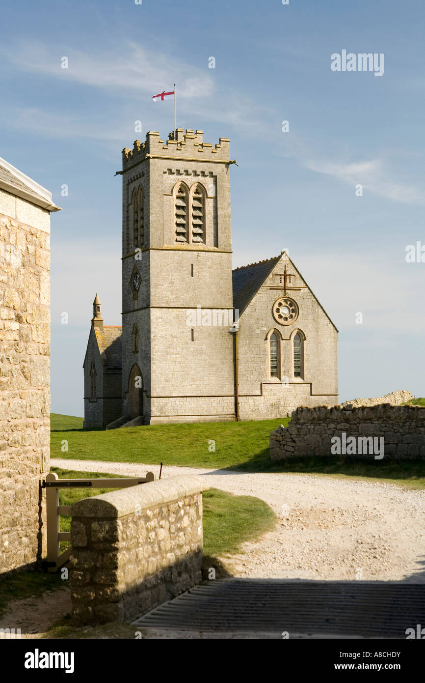 UK Lundy Island St Helenas Church Stock Photo - Alamy