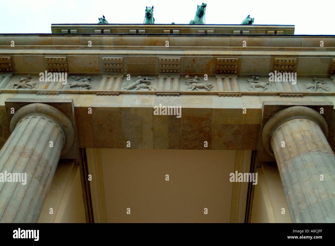 Berlin brandenburger tor brandenburg gate unter den linden  Stock Photo