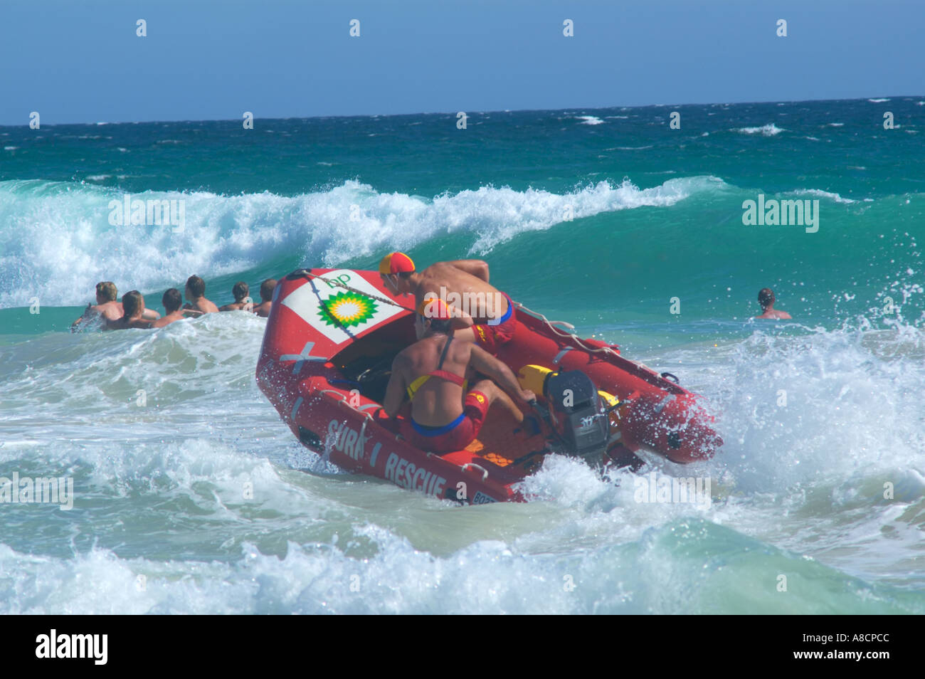 Western Australia Perth Scarborough Beach Red Rescue Rubber - 