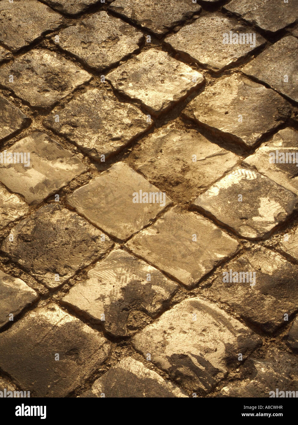 street paved with gold Stock Photo Alamy