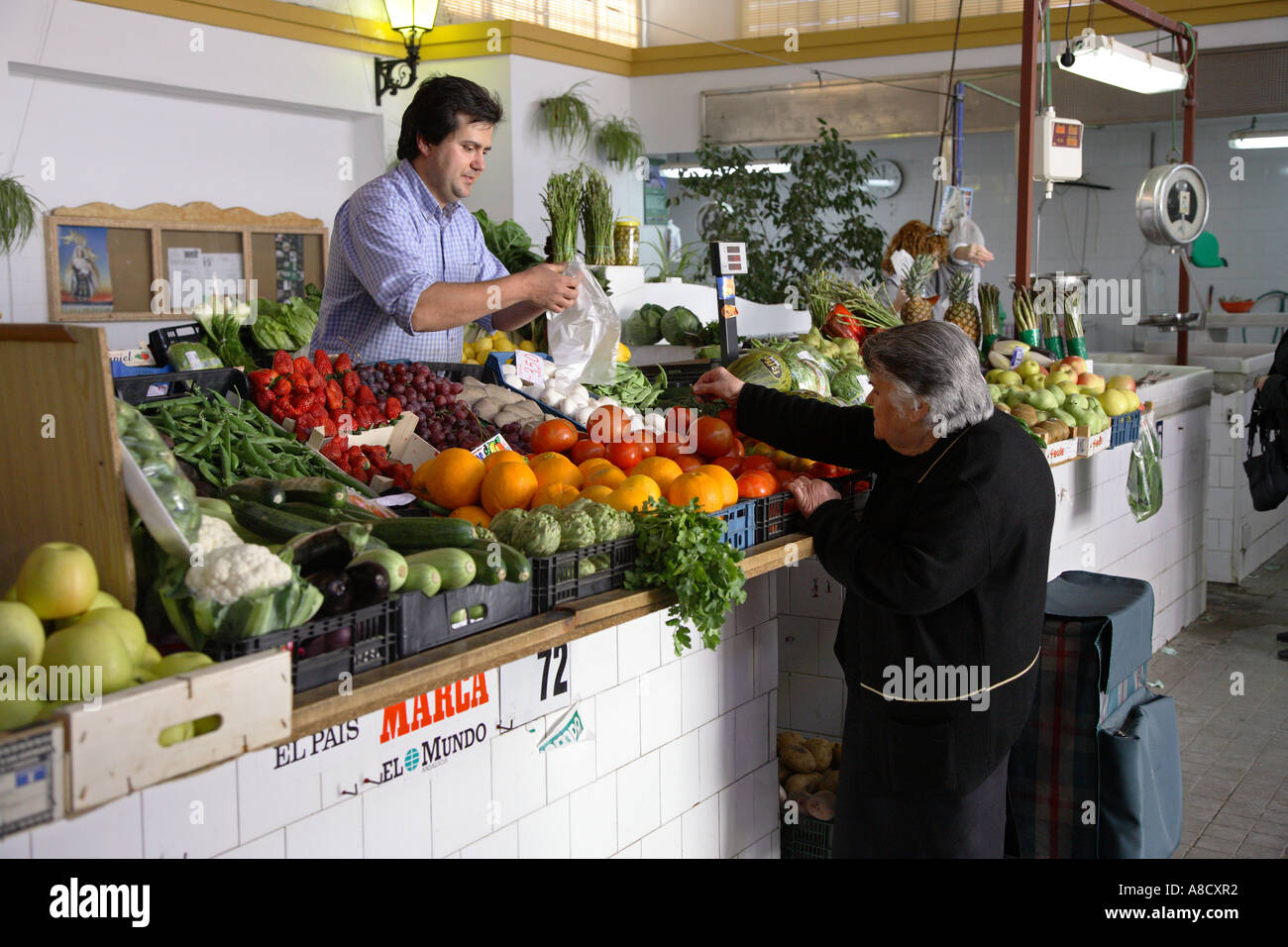 The Covered Market Estepona Andalucia Costa del Sol Malaga Province