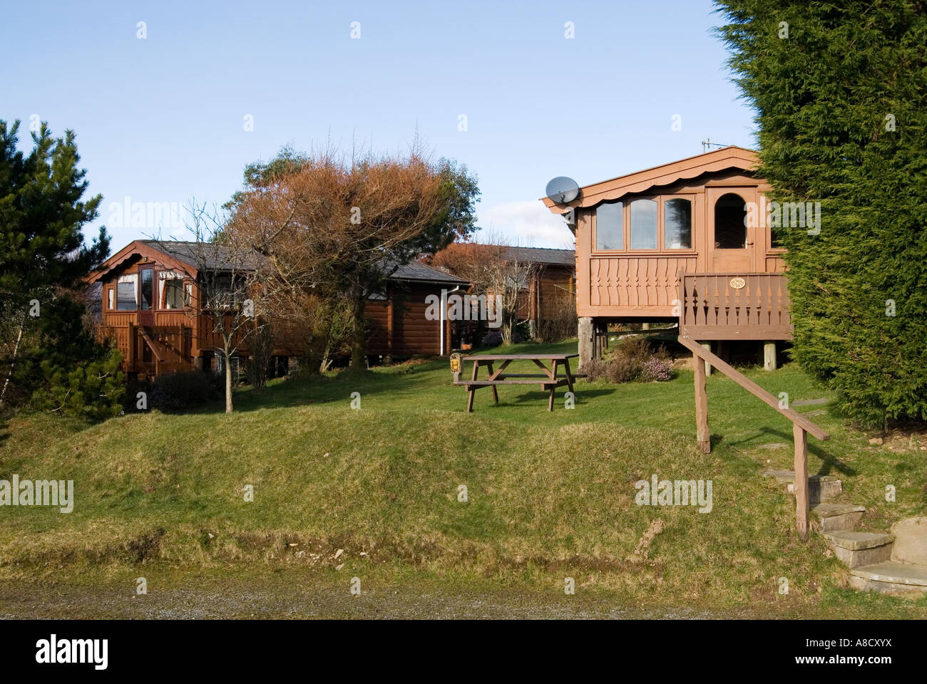 Norwegian Style Log Cabin Holiday Homes Near Trawsfynydd North