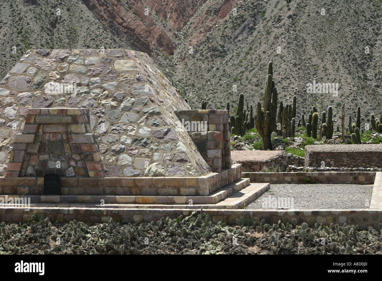 Indian ruins at Pucara de Tilcara in Jujuy Argentina South America Stock Photo