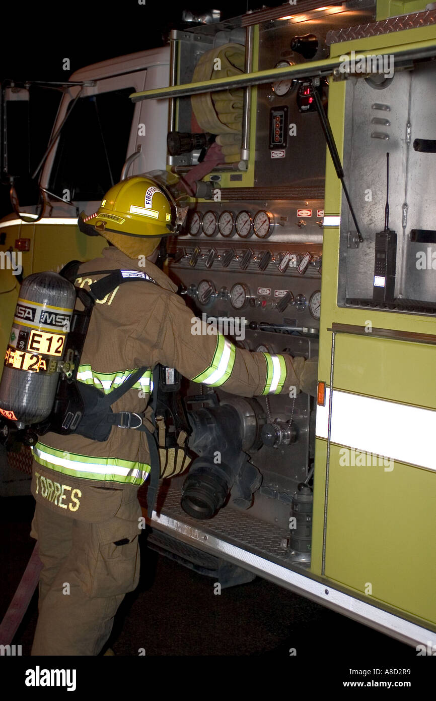 Gauges on fire truck High Resolution Stock Photography and Images - Alamy