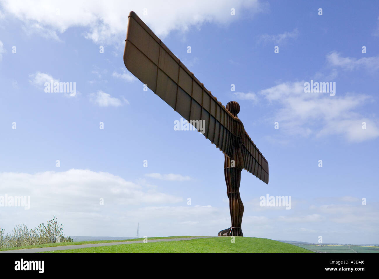 The Angel of the North sculpture by Anthony Gormley at Gateshead, Tyne ...