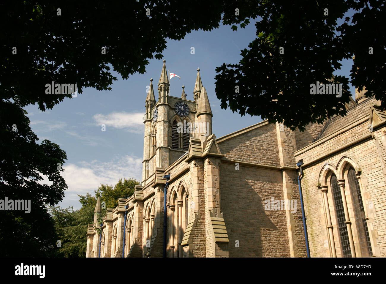 Cheshire Stockport Woodley Saint Marks Church Stock Photo