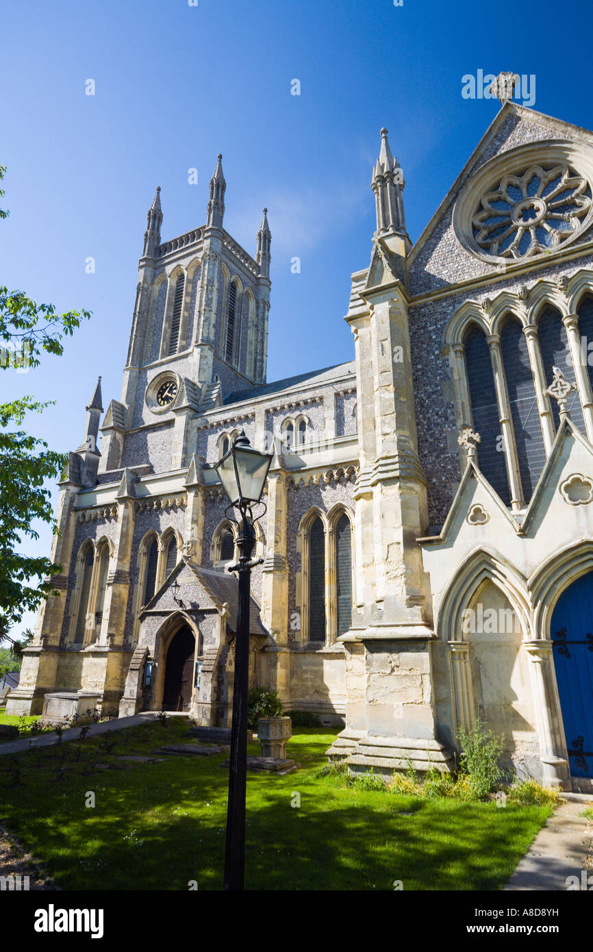 St Mary Church Andover Hampshire UK Stock Photo