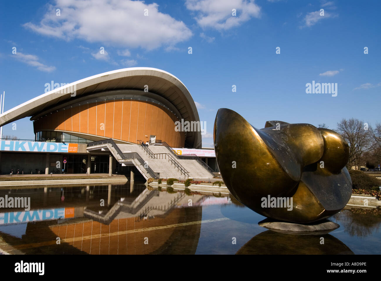 The Haus der Kulturen Der Welt or House of World Cultures in Berlin Germany Stock Photo