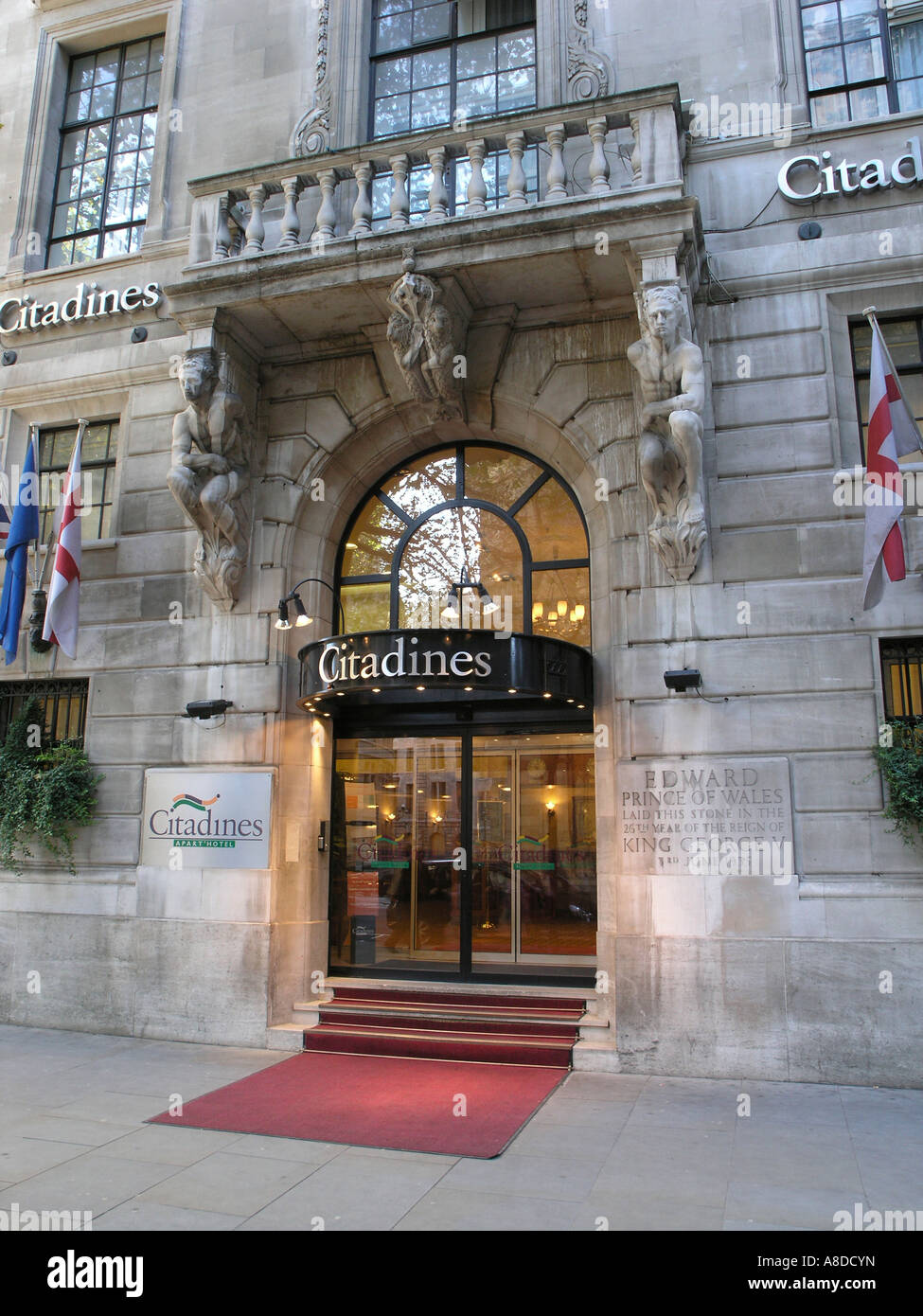 Citadines Hotel 18-21 Northumberland Avenue London, WC2N 5EA, UK Travel Stock Photo