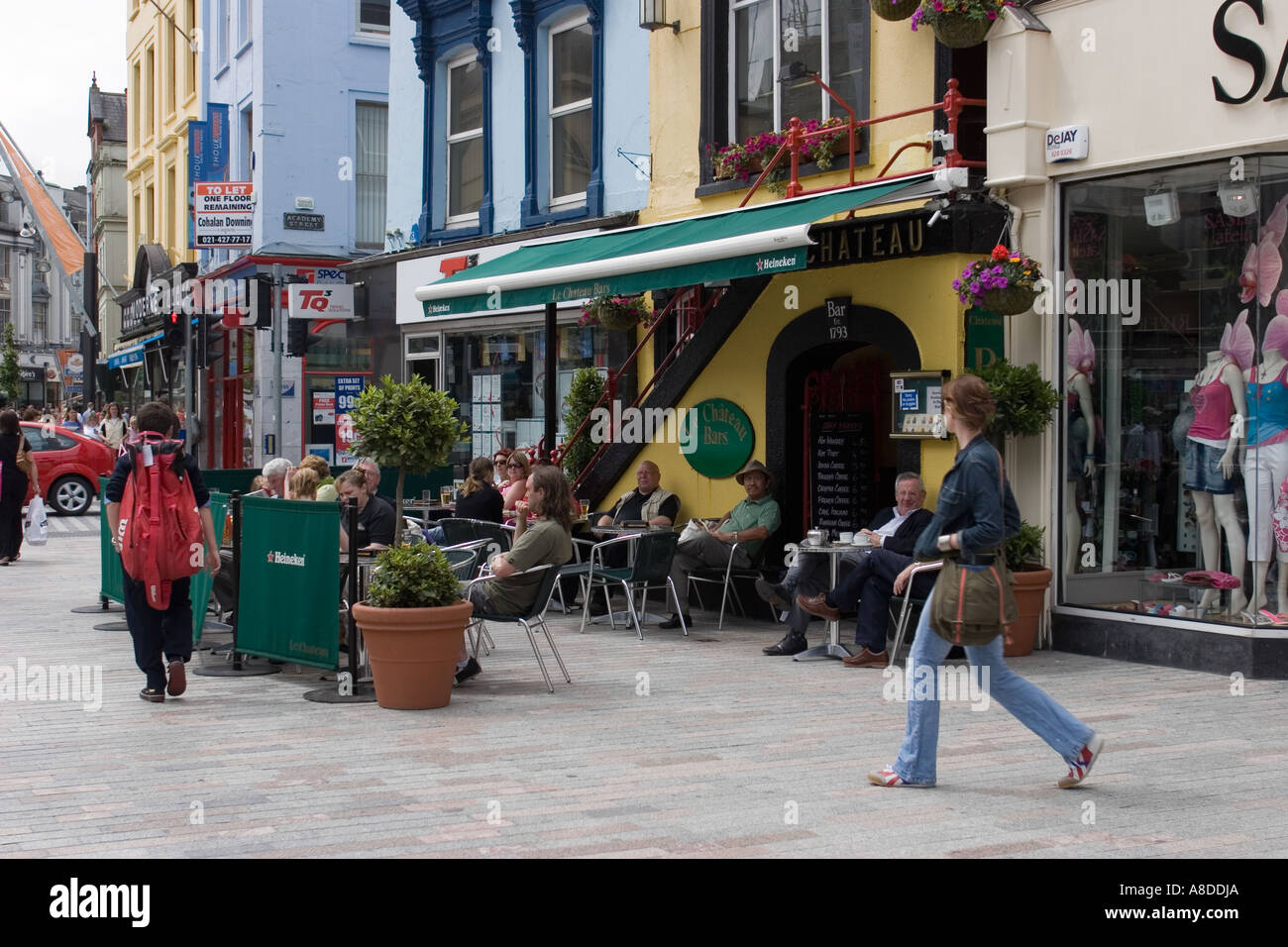 Street Scene Cork Ireland Stock Photo - Alamy