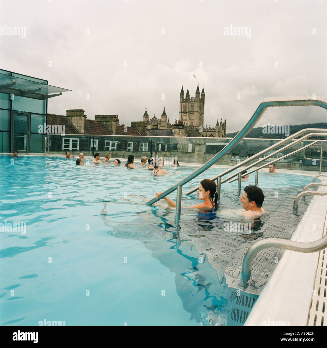 Thermae spa couple bath uk hires stock photography and images Alamy