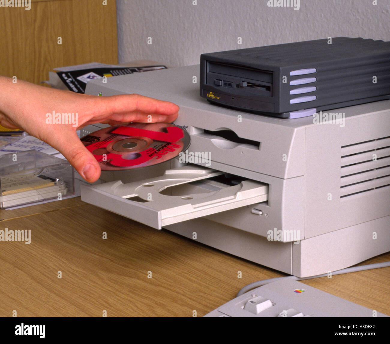 Insert Cd Computer Inserting cd hi-res stock photography and images - Alamy