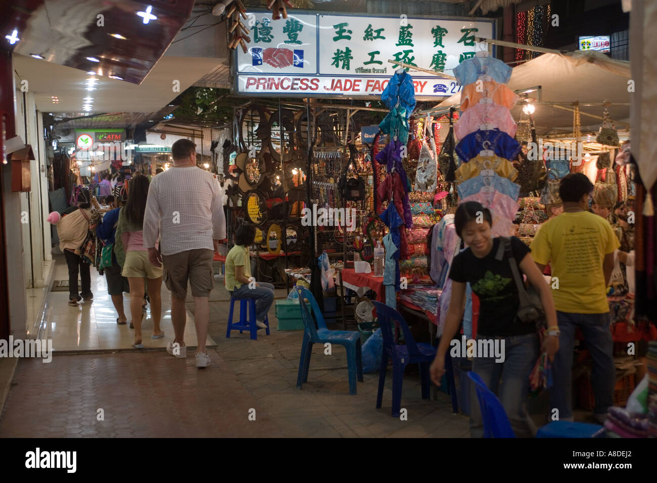 Night Market Chiang Mai Thailand Stock Photo
