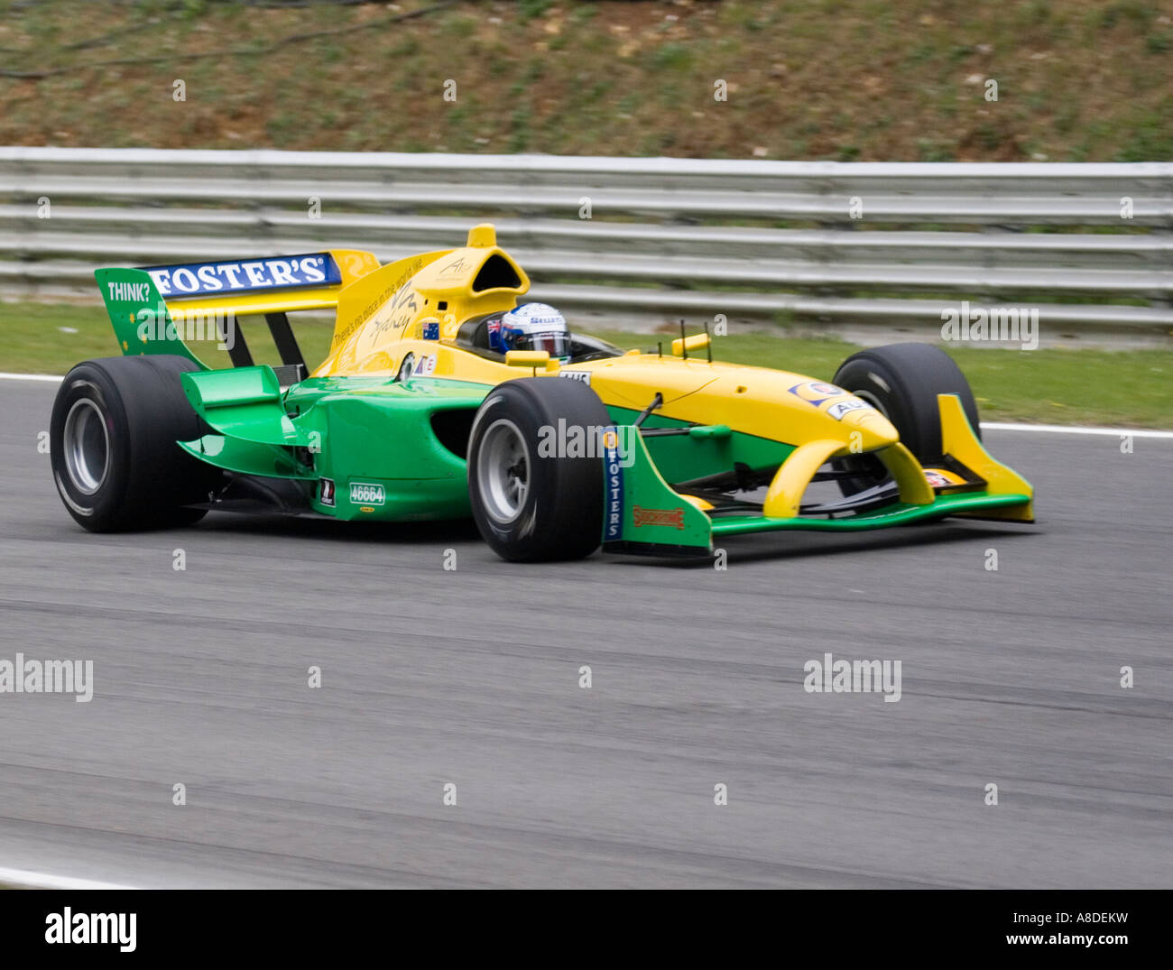 Team Australia at the A1 GP, Brands Hatch April 2007 Stock Photo