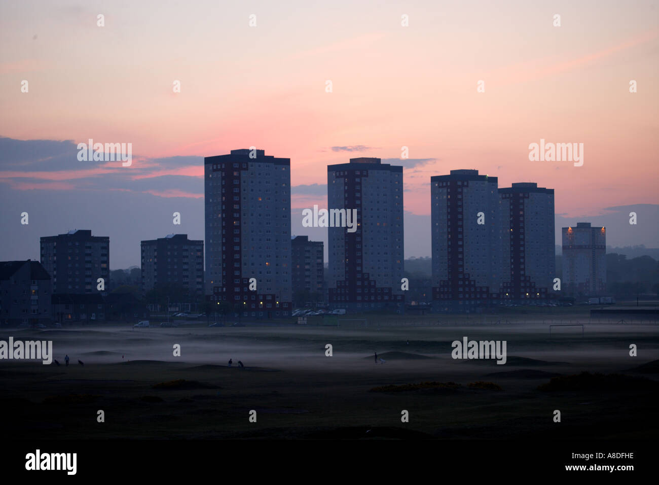Aberdeen Skyline Stock Photo