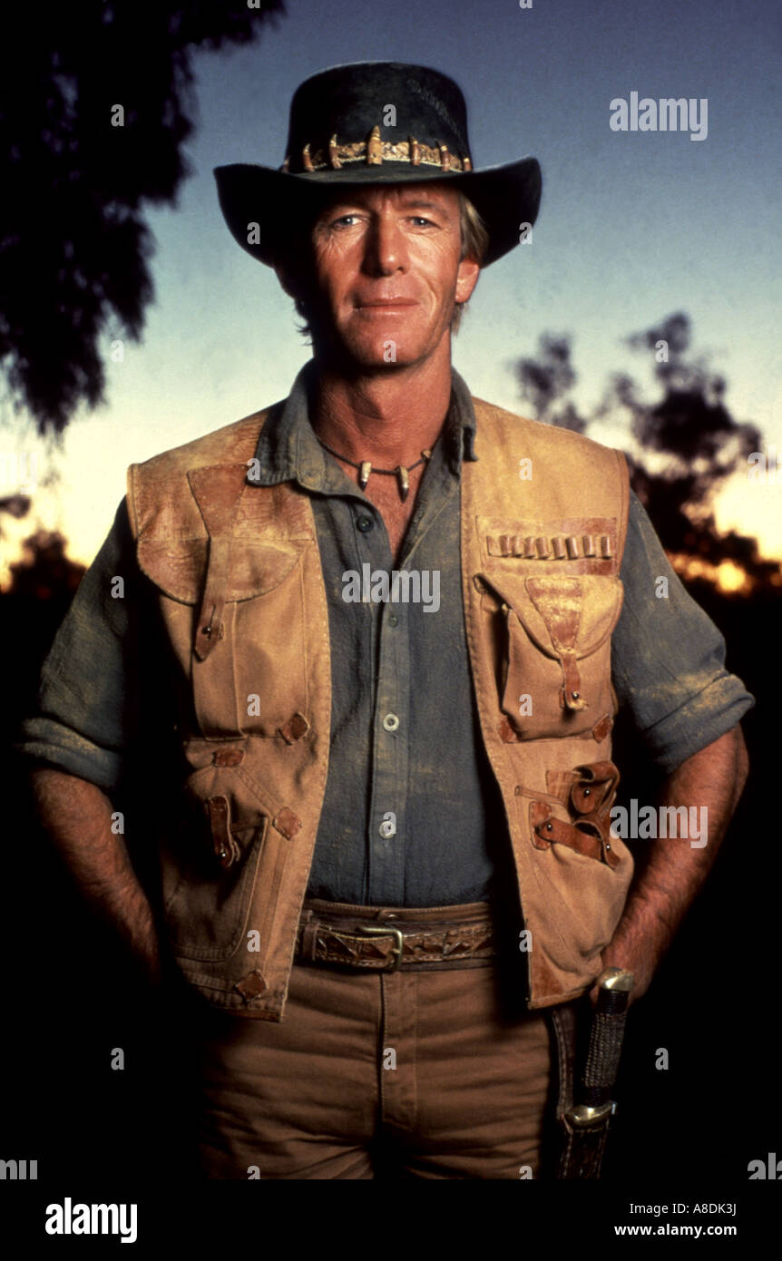 CROCODILE DUNDEE - 1986 Paramount film with Paul Hogan Stock Photo - Alamy