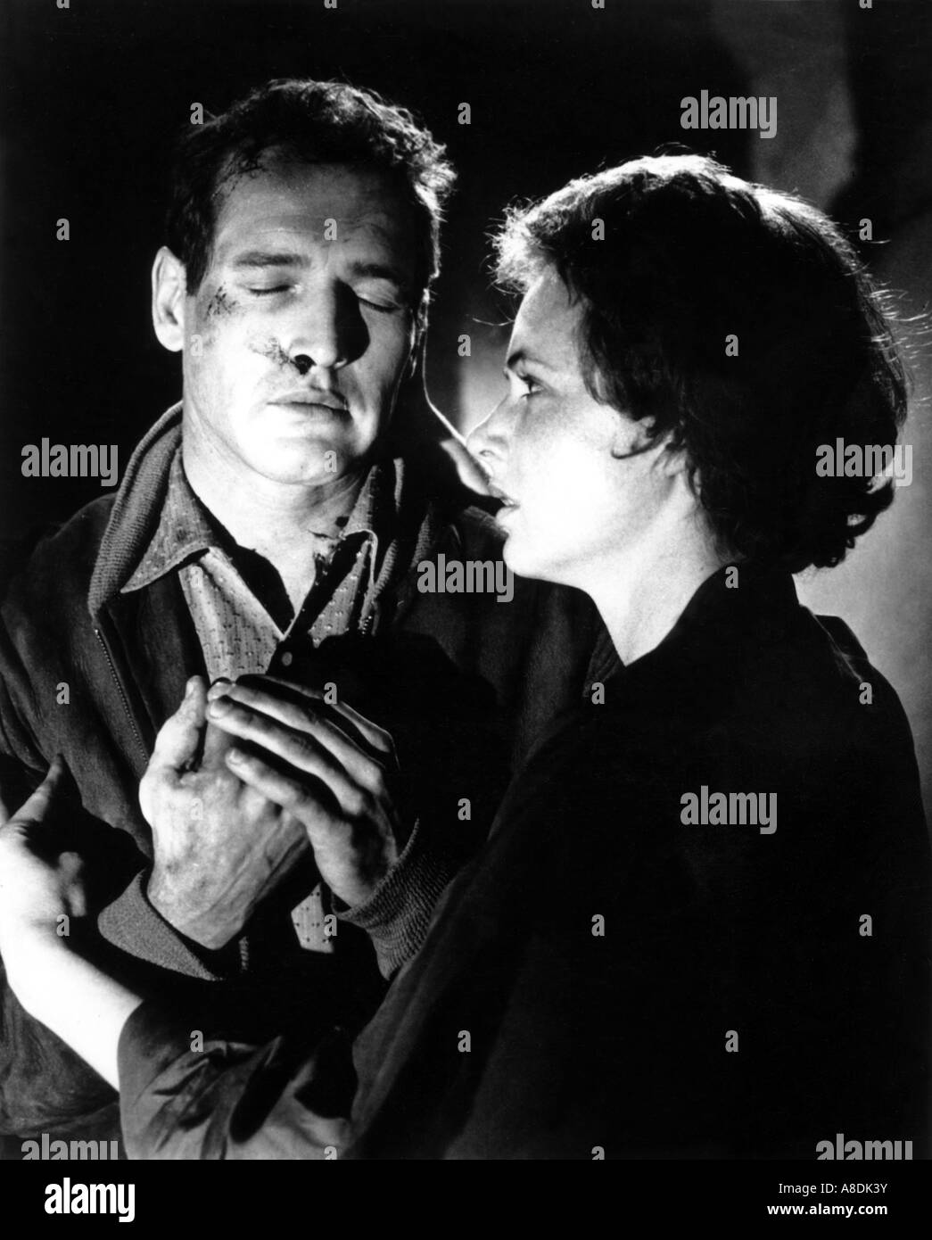 THE HUSTLER - 1961 TCF film with Paul Newman and Piper Laurie Stock Photo
