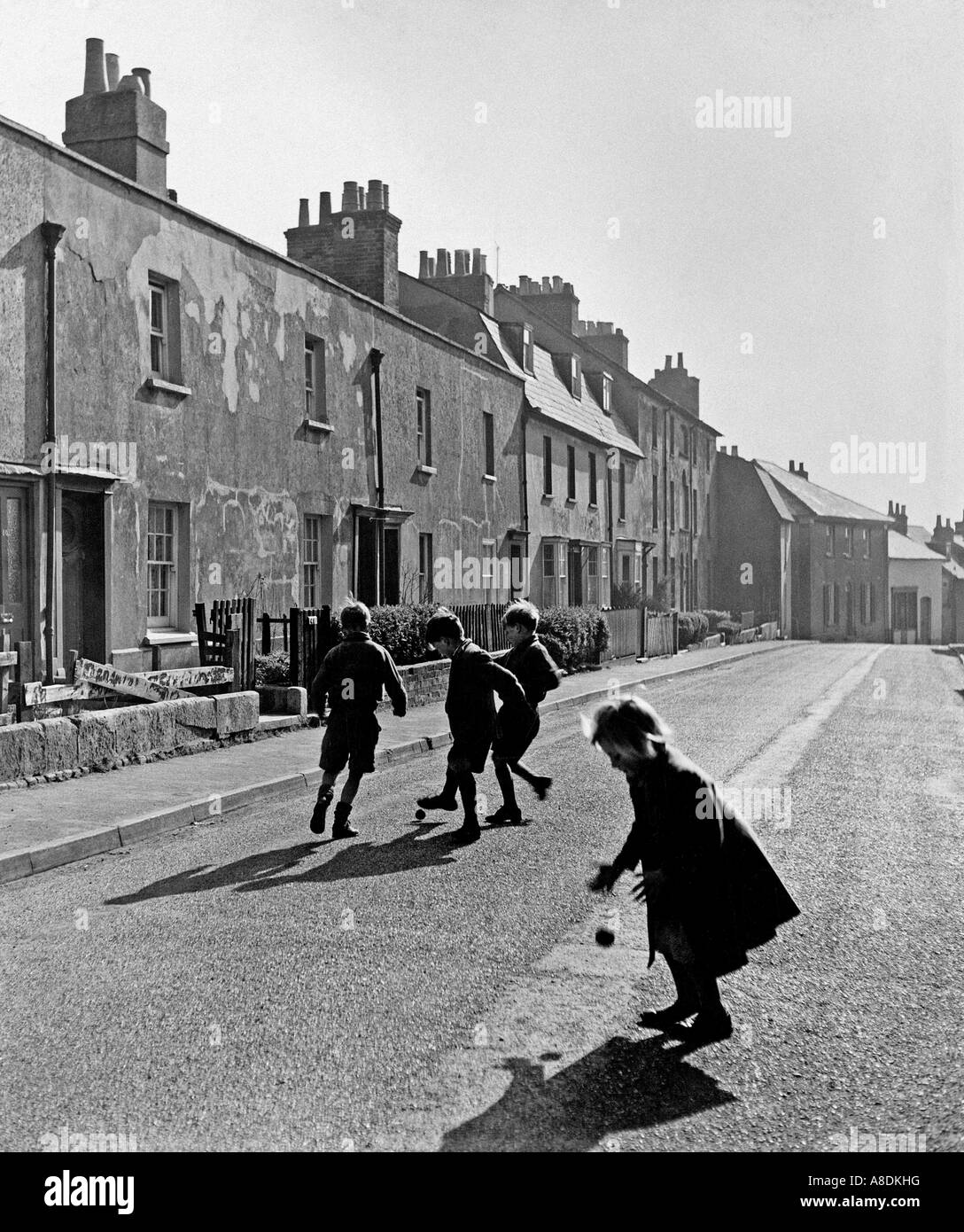LONDON STREET SCENE about 1950 Stock Photo