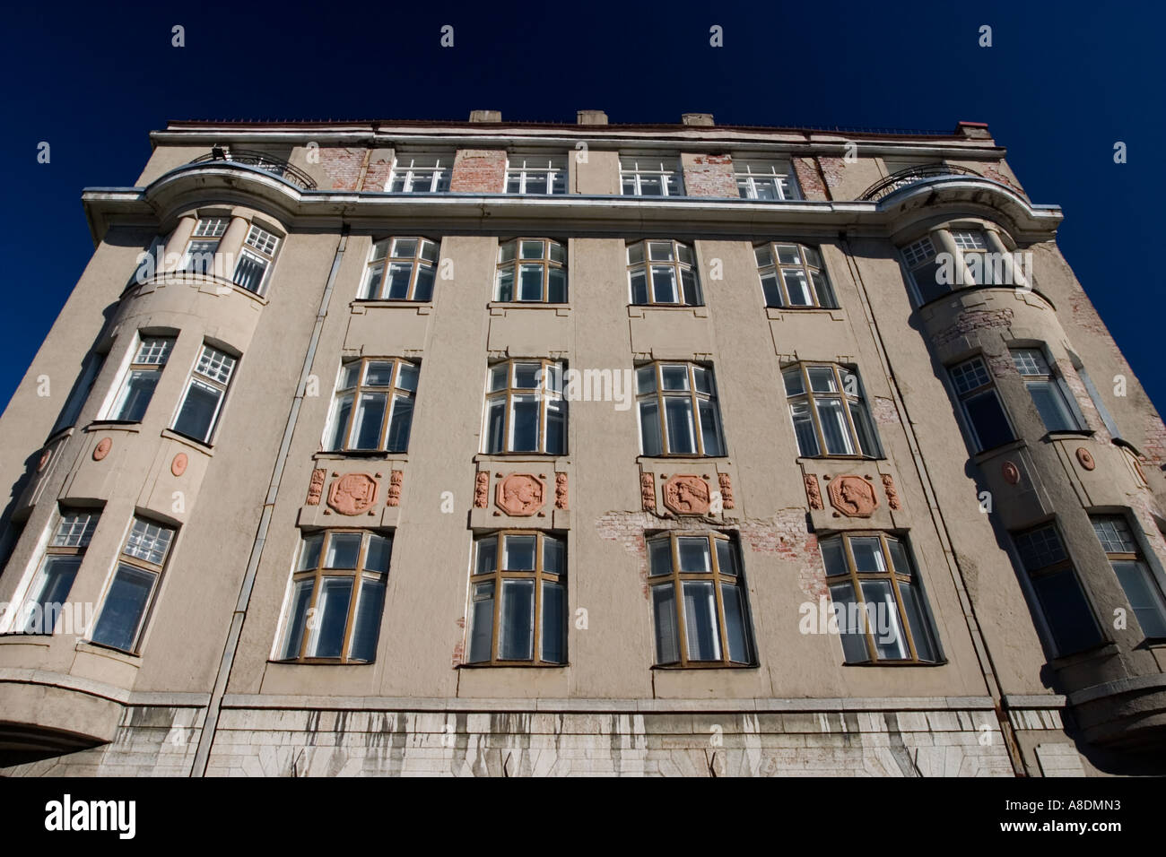 Residential Building In Need Of Repair Old Town Tallinn Estonia
